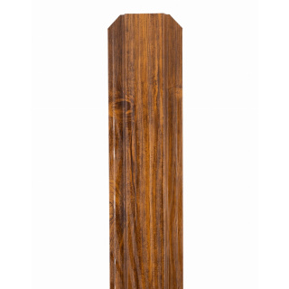 Kovové dielce lata na plot STANDARD, svetlý dub