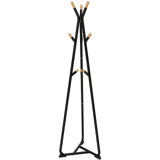 Stojací vešiak na podlahu do chodby 49x49x172cm buk kov