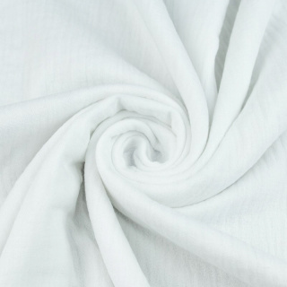 Látka mušelín bavlnený biela 100% bavlna 0,5m