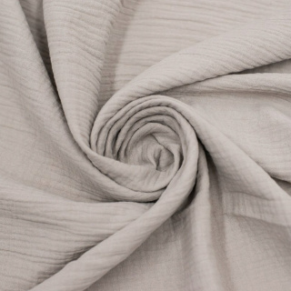 Látka mušelín bavlnený svetlá béžová 100% bavlna 0,5m