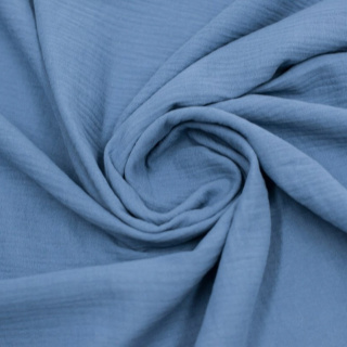 Látka mušelín bavlnený morská 100% bavlna 0,5m