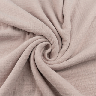 Látka mušelín bavlnený ružová 100% bavlna 0,5m