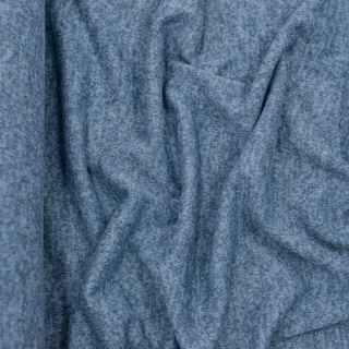 Látka pletenina bledomodrá melír elastická 0,5m