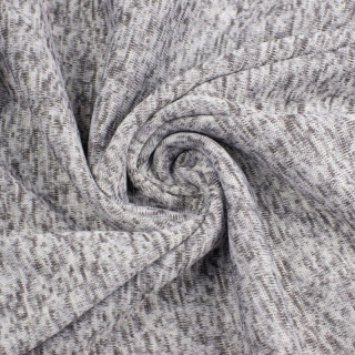 Látka pletenina sivá melír mäkká elastická 0,5m