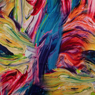 Látka Jersey ITY Kimo maľovaný vzor pletenina 0,5m