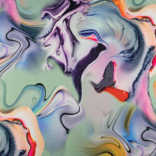 Látka Jersey ITY svetlozelená hladká vzor pletenina 0,5m