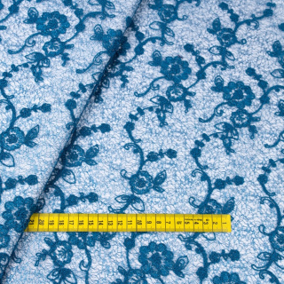 Látka čipka morská kvety vzor 0,5m