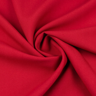 Látka Panama červená univerzálna na závesy hladká bez vzoru 0,5m