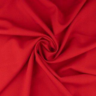 Látka Panama červená univerzálna na závesy hladká bez vzoru 0,5m