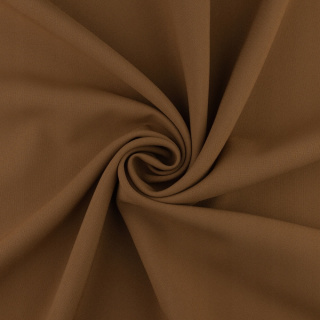 Látka Panama tabakovo hnedá univerzálna na závesy hladká bez vzoru 0,5m
