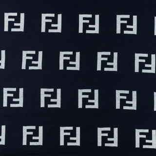 Látka American krep námornícka modrá taliansky vzor 0,5m