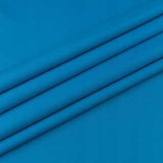Látka Panama modrá na závesy hladká bez vzoru 280cm 0,5m