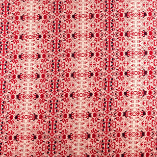 Látka Silki červená orientálny vzor 0,5m