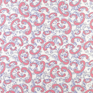 Látka Silki ľahká elastická paisley vzor 0,5m