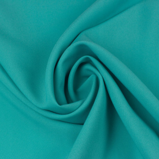 Látka Panama tyrkysová univerzálna na závesy hladká bez vzoru 0,5m