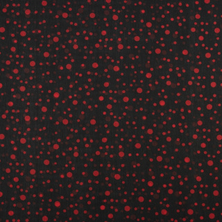 Látka šifón krešovaný červená hladká bodky 0,5m
