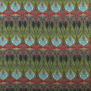 Látka šifón krešovaný zelená hladká orientálny 0,5m