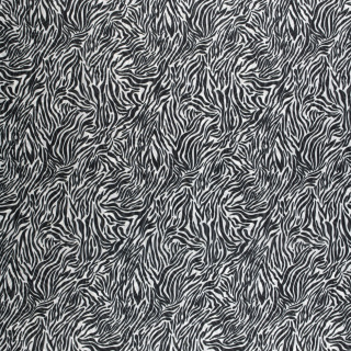 Látka šifón biela hladká zebra vzor 0,5m