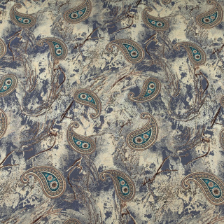 Látka viskózová hladká paisley vzor 100% viskóza 0,5m