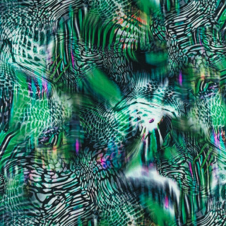 Látka viskózová zvieracie škvrny 100% viskóza 0,5m