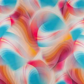 Látka viskóza twill modrá hladká vzor 0,5m