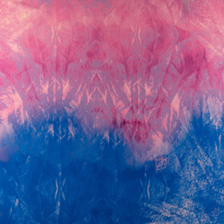 Látka viskóza twill ružová modrá hladká vzor 0,5m