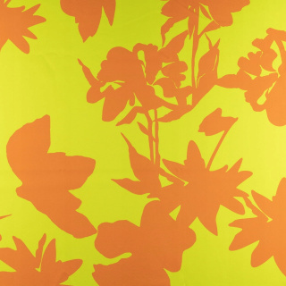 Látka viskóza twill oranžová hladká 0,5m