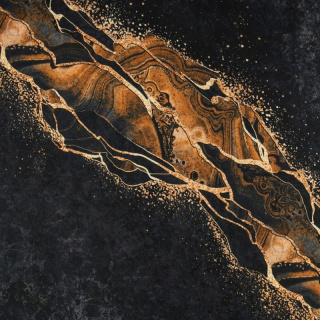 Látka viskóza twill hnedá hladká vzor 0,5m