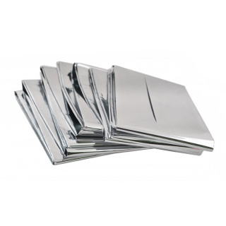 Termálna fólia 140x210cm strieborná na prežitie záchranná prikrývka