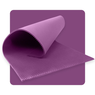 Panou acustic din spumă VLNY 200×100 cm 2 cm violet