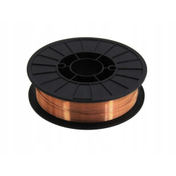 Sârmă de sudură MIG SG2 1,0 mm | Bobină 5 kg D200 | Sârmă electrod de cupru