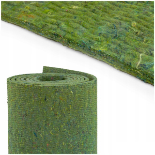 Covoraș fonoizolant din fetru poros fără adeziv 10mm 100x100cm verde