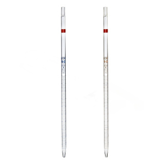 Pipetă multicomponentă, 0,1 ml (0,01 ml), clasa A, scară albastră, cu certificat, DIN ISO 648