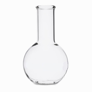 Banka plochodenná 100 ml s úzkym hrdlom - borosilikátové sklo BORO 3.3