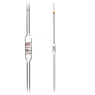 Pipetă de unică folosință, 15 ml, clasa B, scară maro – BORO 3.3