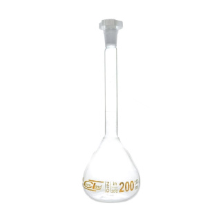 Bancă de măsurare din sticlă, 5 ml, clasă B, scară maro, îmbinare slefuită 10/19