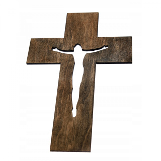 Cruce de lemn pentru perete 20x13x0,7cm