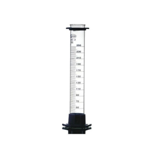 Odmerný valec sklenený 10 ml, trieda B, borosilikátové sklo, plastová päta - Glassco