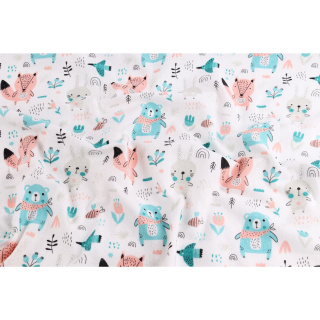 Scutece colorate din flanel 70x80cm 100% bumbac
