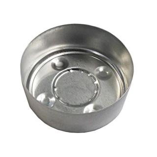 Recipientele din aluminiu 37x15mm pentru lumânări de ceai 10 bucți