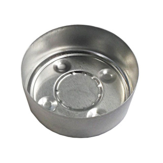 Recipientele din aluminiu 57x22mm pentru lumânări de ceai 10 bucăți