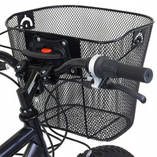 Coș pentru bicicletă 33x24x25cm negru până la 6kg