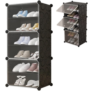 Modulară cutie pentru pantofi 6 niveluri