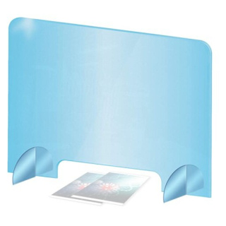 Geam plexiglas protector pentru tejghea 100x60cm cu deschidere barieră de protecție din policarbonat