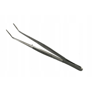Pensetă dentară curbă 15cm