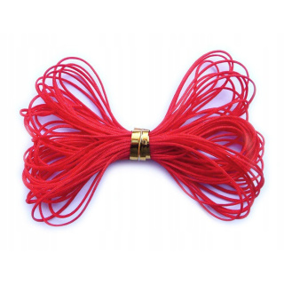 Șnur împletit 5m 0.4mm nylon roșu