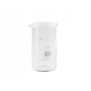 Pahar de sticlă 400ml 70x130mm înalt