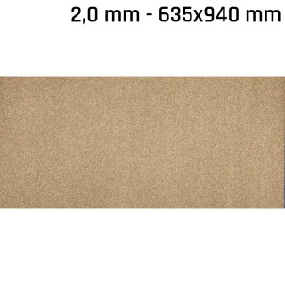 Placă de etanșare din plută-gumă 635x940x2,0 mm