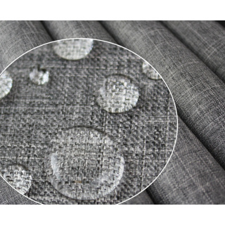 Țesătură impermeabilă imitație in gri închis 160x50cm 210g/m²