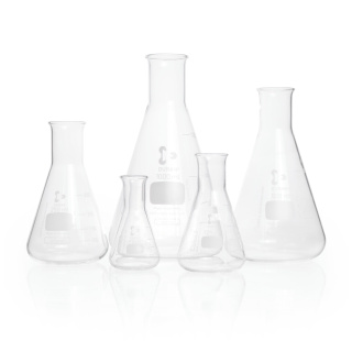 Pahar conic 250 ml, gât îngust, sticlă borosilicat DURAN